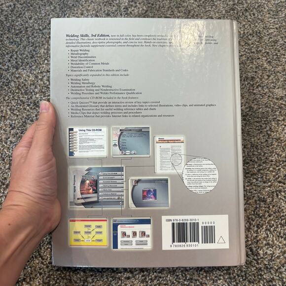 Welding Skills Third Edition Text Book B.J. Moniz R.T. Miller RIP Pub2004 - Picture 2 of 5